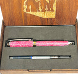 Titanium Gold & Rhodium / Pink Diamond Mistral / Fountain Pen by - WrYT365