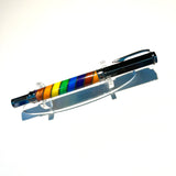 Gunmetal / Rainbow Pride Vertex / Rollerball Pen - WrYT365
