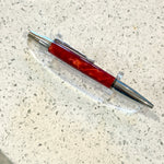 Chrome / Red Athena Click / Ballpoint Pen - WrYT365