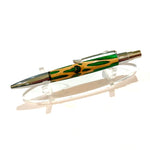 Chrome / Green Cholla Cactus Click / Ballpoint Pen - WrYT365