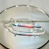 Chrome / Trans Pride / Necklace Seam Ripper