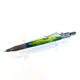 Gunmetal / Blue Bronze White Yellow Green Acrylic / Pencil - WrYT365