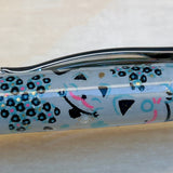 Black Ti & Chrome / Chiyogami Sirocco Twist / Ballpoint Pen - WrYT365