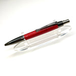 Gunmetal / Red Diamond Athena Click / Ballpoint Pen - WrYT365