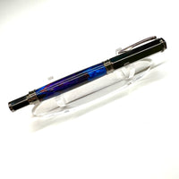 Gunmetal / Space Nebula Diamond Magnetic Hex / Rollerball Pen - WrYT365