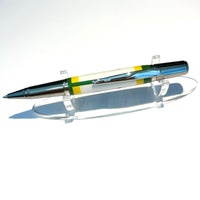 Black Ti & Rhodium / University of Oregon Sirocco Twist / Ballpoint Pen - WrYT365