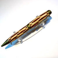 Antique Bronze / Copper Cholla Cactus Cigar Twist / Ballpoint Pen - WrYT365