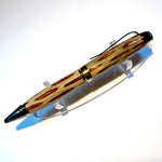 Black Ti & Gold Ti / Copper Cholla Cactus Cigar Twist / Ballpoint Pen - WrYT365