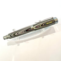 Stainless Steel / "Fordite" Desire / Rollerball Pen - WrYT365