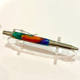 Stainless Steel / Rainbow Diamond Coyote Click / Ballpoint Pen (Copy) - WrYT365