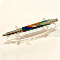 Stainless Steel / Rainbow Diamond Coyote Click / Ballpoint Pen (Copy) - WrYT365