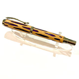 Black Ti & Rhodium / Purple Cholla Wood in Wooden Box / Rollerball & Fountain Pen Combo - WrYT365