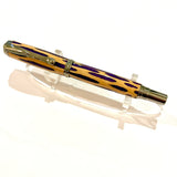 Black Ti & Rhodium / Purple Cholla Wood in Wooden Box / Rollerball & Fountain Pen Combo - WrYT365