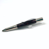 Stainless Steel / Black Red Siver Acrylic Liberty / Ballpoint Pen - WrYT365