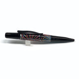 Black / Chiyogami Acrylic Sirocco / Ballpoint Pen - WrYT365