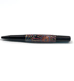 Black / Chiyogami Acrylic Sirocco / Ballpoint Pen - WrYT365