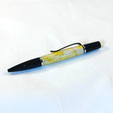 Black/Chrome / Yellow & White Ares / Ballpoint Pen - WrYT365