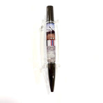 Rhodium/Black Ti / Afghanistan OEF Ares / Ballpoint Pen - WrYT365