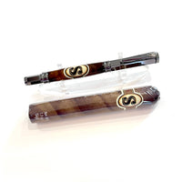 Gunmetal / Sees Candy Chocolate Cigar Band Vertex / Rollerball Pen - WrYT365