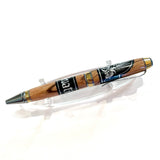 Gold/Black Titanium / Salvation Cigar Band / Ballpoint Pen - WrYT365