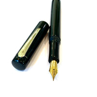 Gold / Black Japanese Ebonite / Bespoke Fountain Pen - WrYT365