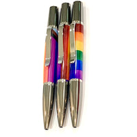 Rhodium/Black Ti / Pride Ares / Ballpoint Pen - WrYT365