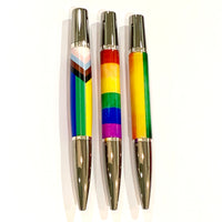 Rhodium/Black Ti / Pride Ares / Ballpoint Pen - WrYT365