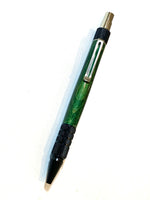 Black Anodized Aluminum / Green Maple Click / Ballpoint Pen - WrYT365