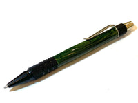 Black Anodized Aluminum / Green Maple Click / Ballpoint Pen - WrYT365