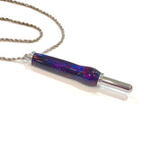 Chrome / Orion Acrylic / Sewing Seam Ripper Necklace - WrYT365