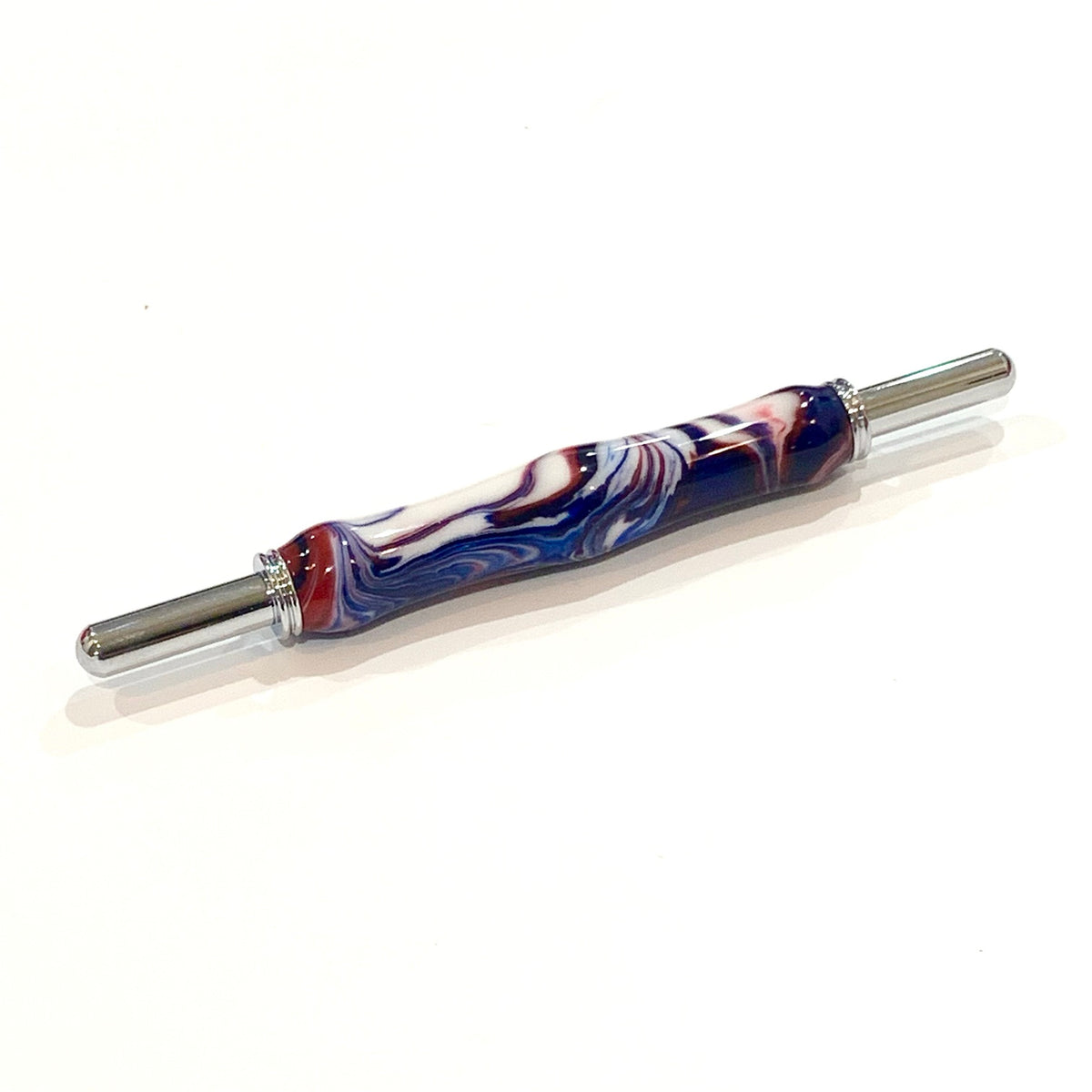 Chrome / Red White & Blue Acrylic / Sewing Seam Ripper – WrYT365