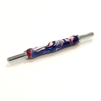 Chrome / Red White & Blue Acrylic / Sewing Seam Ripper - WrYT365