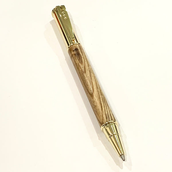 Gold / Spalted Wood Tiny Giant / Ballpoint Pen - WrYT365