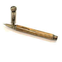 Antique Bronze / Zebrawood Tiny Giant / Ballpoint Pen - WrYT365