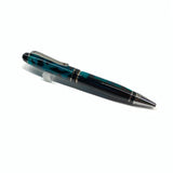 Chrome/Blk / Green/Blk Cigar / Ballpoint Pen - WrYT365
