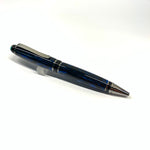 Chrome/Blk / Blk/Blue Cigar / Ballpoint Pen - WrYT365