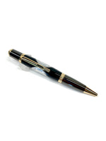 GoldbBlk Chrome / 24 Hour Black Grande / Ballpoint Pen - WrYT365